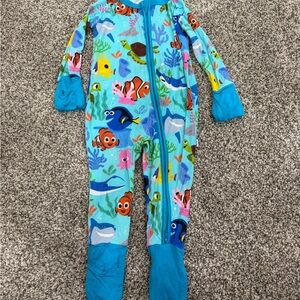Little Sleepies Blue Ocean Adventure Kids Footie